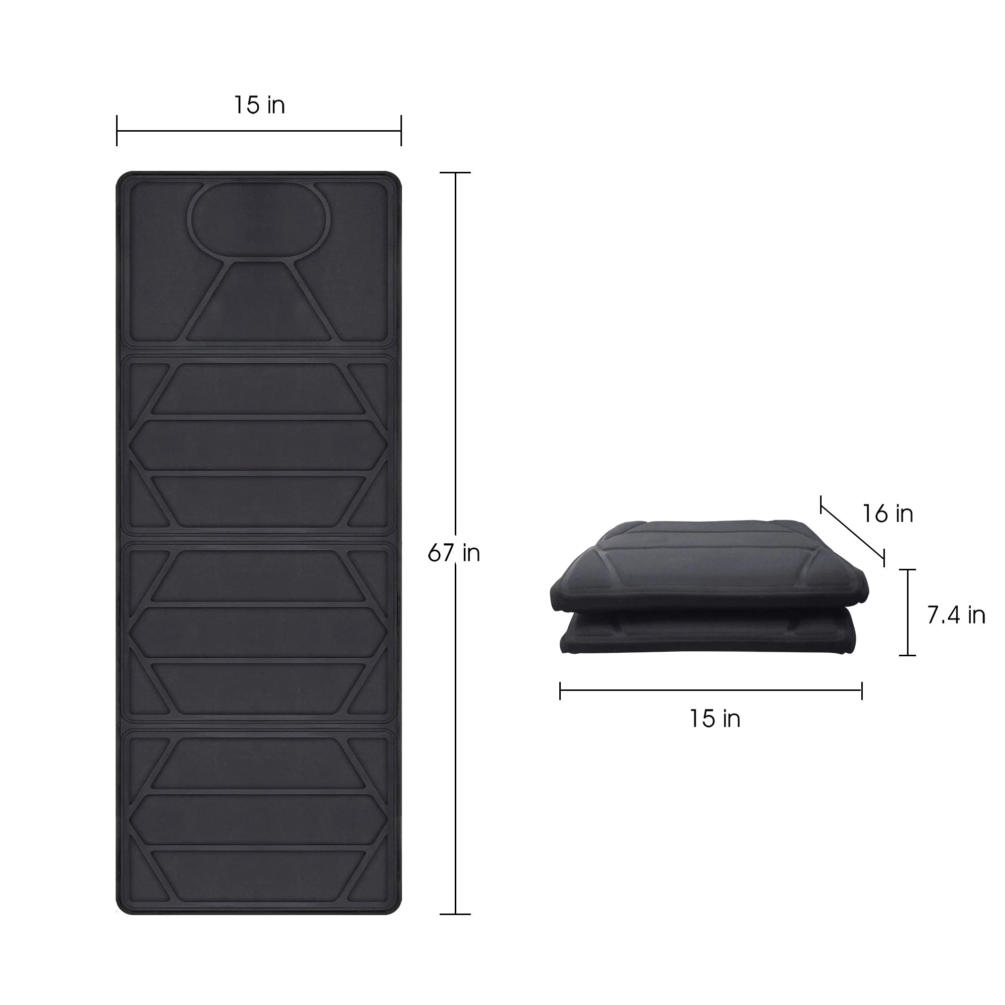 Full Body Massage Mat with Heat, Electric Massage Pad for Back Pain Relief, Gift