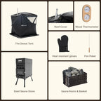 Sweat Tent Portable Outdoor Sauna