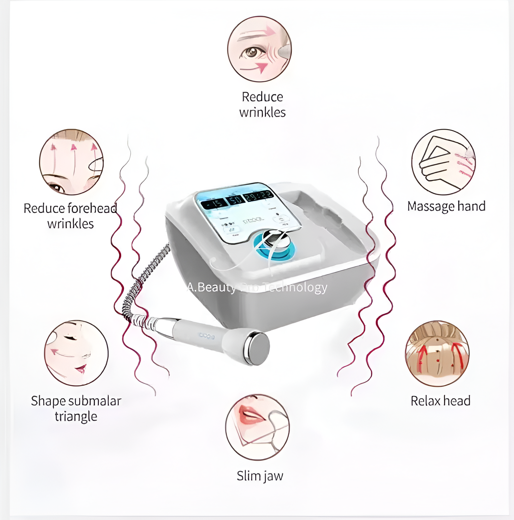 New Cool and Hot Skin Rejuvenation D-Cool Cryo Facial Cooling Massager D-Cool Electroporation ION Facial Care Beauty Equipment