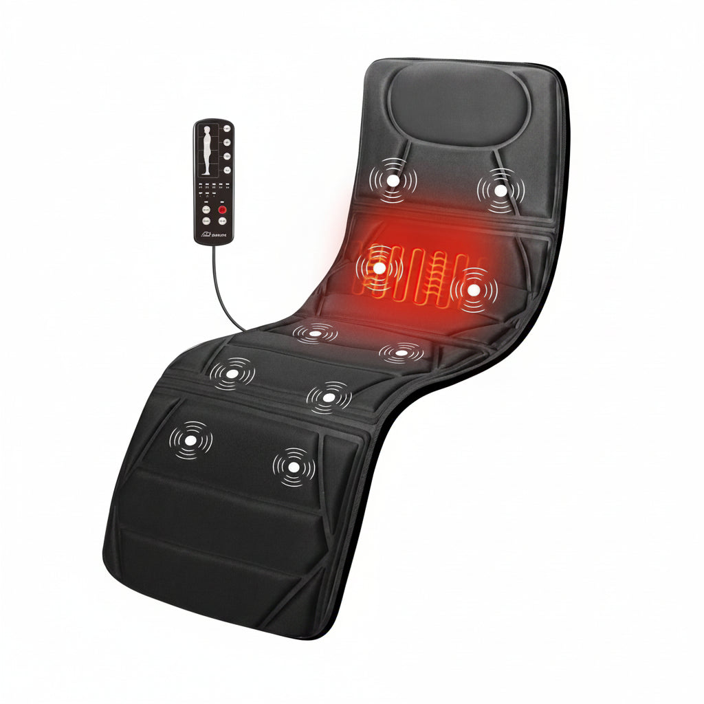 Full Body Massage Mat with Heat, Electric Massage Pad for Back Pain Relief, Gift