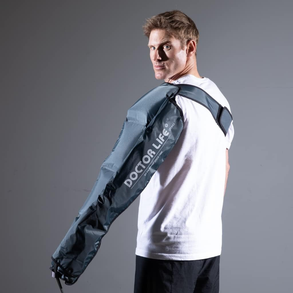 Lx9Max Full Body (C) - Sequential Air Compression Recovery System : Device + Legs (L) + Arm + Centerbody + Bag